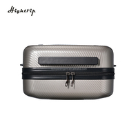 Boîte de rangement pour maquillage unisexe, moderne, antivol, étanche, en ABS+PC, avec sangle de bagage pour mini voyages