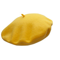 Nouvelle Arrivée Vente Chaude Promotion Stock Chapeau Béret Français Tendance en Feutre de Laine Pas Cher pour Adultes et Femmes