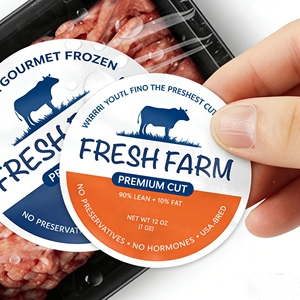 Etiquetas Adhesivas Personalizadas a Prueba de Agua para Alimentos, para Supermercados, Carne, Pescado y Productos Agrícolas - Product Image 3