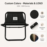Meilleur Tabouret Pliant Portable Léger en Aluminium pour Camping, Chaise Pliante Moderne en Toile pour Plage et Pêche, Idéal pour le Parc
