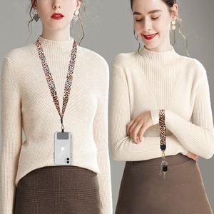 Universal สายคล้องคอ<span class=keywords><strong>ลาย</strong></span>เสือดาว,สายรัดมือถือ<span class=keywords><strong>ลาย</strong></span>สัตว์มีพวงกุญแจสำหรับ Iphone สีน้ำตาล/ชมพู/ดำ/ขาว - Product Image 5