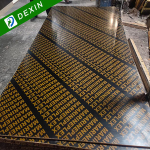 1220*2440*15mm/9mm / 12mm / 18mm panneau de <span class=keywords><strong>coffrage</strong></span> de Construction marine en contreplaqué à face filmée - Product Image 1