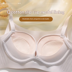 MISS&HUA Sujetador Deportivo Gótico Sin Costuras, Sin Varillas, con Cierre Trasero, Copa 3/4, Push-Up para Pecho Pequeño, Lencería Femenina - Product Image 2