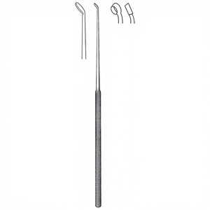 Cureta Buck de 16.5 cm / 6-1/2 Pulgadas Fig. Cureta Quirúrgica Dental Médica con Mango Redondo Afilado 00 - Product Image 1