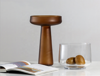 Vase en verre givré simple de style nordique, assiette de fruits, décoration créative pour la maison, doux, vase artisanal, livraison directe
