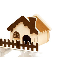 Cage d'élevage pour hamster - Acrylique transparent, économique, grande, pour hamster syrien, villa luxueuse, spacieuse, anti-rongeur