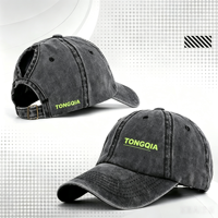 Gorra de Béisbol Vintage Lavada con Logotipo Personalizado Bordado, Protección Solar para Hombres y Mujeres, Gorra Trucker con Cola de Caballo, Gorra Deportiva para Exteriores, Gorra de Papá