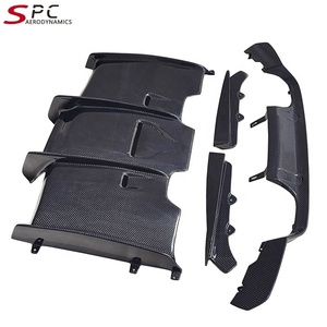 Diffuseur arrière en fibre de carbone sèche SPC 2014-2020 pour <span class=keywords><strong>BMW</strong></span> M3 M4, kit de lèvre arrière en fibre de carbone préimprégnée pour <span class=keywords><strong>BMW</strong></span> M3 M4 F80 F82 F83 - Product Image 1