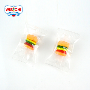 Free Sample Halal Gummy Burger <strong>Fruit</strong> Chew Candies Gummy Bulk <strong>Fruit</strong> Juice Burger Gummy Candies Sweet Fruity Flavor Box Packaging - Product Image 4