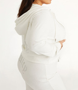 Sweat à capuche zippé tendance pour femme, coupe oversize décontractée, style streetwear, imprimé personnalisé, style <span class=keywords><strong>Trapstar</strong></span> - Product Image 4