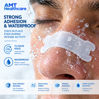 Bandes nasales transparentes imperméables avec adhésif de qualité médicale, hypoallergéniques, anti-ronflement, soutien au sommeil, certifiées CE et ISO