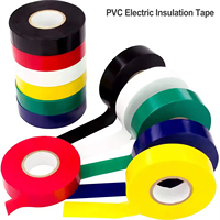 Ruban PVC noir ignifuge et isolant pour matériaux électriques en caoutchouc, plastique et vinyle, idéal pour le masquage électrique