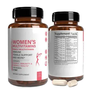 개인 상표 종합 비타민 여성 보충 에너지 면역 및 여성 지원 매일 비타민 여성 비오틴 칼슘