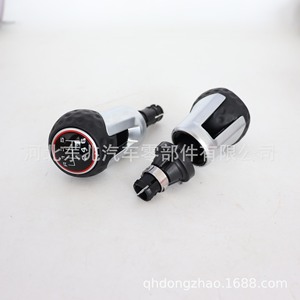 Volkswagen Golf 7 Leather Gear <b>Knob</b> DZ01Q16-2 Ergonomic <b>Shift</b> Lever Handle - Product Image 5