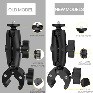 Support <span class=keywords><strong>de</strong></span> fixation pour caméra d'action avec vis 1/4 pouce, rotation à 360 degrés, réglable, pour DSLR/GoPro <span class=keywords><strong>Hero</strong></span> 13 12 11/Insta360/DJI Osmo 6 5 4 3 - Product Image 4