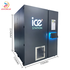Máquina Expendedora de Hielo Comercial JFP Real Ice Factory, Capacidad de 450 kg/día, Dispensador Automático de Hielo en Cubos Embolsados, Autoservicio para Exteriores - Product Image 2