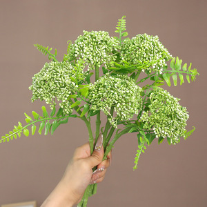 Ramillete de Avena Artificial Ruilisi, Color Verde Claro, Plástico, Decoración para Bodas y Hogar - Product Image 1