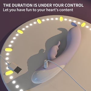 Vibratore <span class=keywords><strong>Rabbit</strong></span> per il Piacere Femminile, Massaggiatore Clitorideo e Punto G, Modello Silenzioso per Massaggio Erotico - Product Image 3