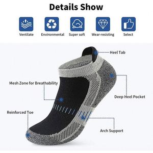 Chaussettes de sport antidérapantes en coton personnalisées pour hommes, pour la randonnée en plein air - Product Image 2