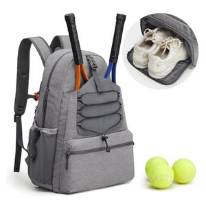 Mochila Deportiva Unisex Personalizada de Fábrica para Tenis y Pickleball, Poliéster Resistente con Compartimento para Zapatos - Product Image 1