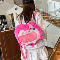 Sacs à bandoulière grande capacité à thème de personnages de dessins animés, sacs d'école, sacs à dos en peluche et sacs à bandoulière