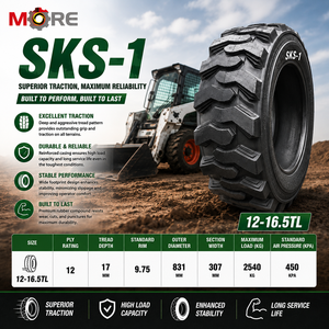 ยางรถตักล้อยางขนาด 10-16.5TL 10PR รุ่น SKS-1 สำหรับรถตักล้อยาง ใช้ในงานก่อสร้าง จัดสวน และการเกษตร - Product Image 1