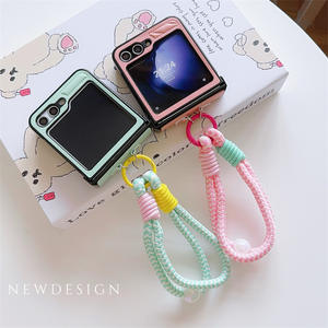 เค<span class=keywords><strong>ส</strong></span>โทรศัพท์หนังเทียมสำหรับ ZFlip6 พร้อมฟังก์ชั่นกระเป๋าสตางค์ ดีไซน์ลายเ<span class=keywords><strong>ส</strong></span>้นแบบเ<span class=keywords><strong>ส</strong></span>ื้อแจ็คเก็ต พร้อมสายคล้องคอแบบซ้อน 60% - Product Image 4