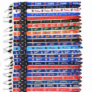 MLB Baseball League Club: Langes Schlüsselband mit Schnalle für Arbeitsausweise, Mitarbeiterausweise und Handys - Product Image 1