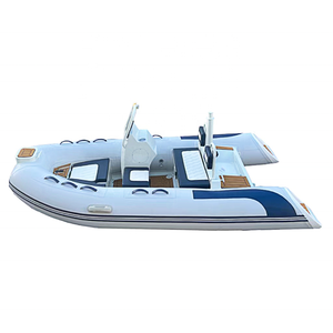 Bateaux pneumatiques semi-rigides en aluminium de 11 pieds (330 cm) en PVC/ORCA Hypalon pour la pêche - Product Image 1
