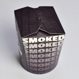 Cliente impreso desechable papel Kraft comida rápida para llevar fideos embalaje contenedor Doner Box impresión <span class=keywords><strong>Kebab</strong></span> Box - Product Image 2