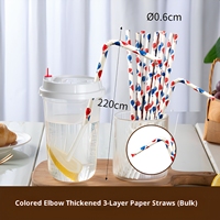 Pailles en papier biodégradables écologiques de qualité alimentaire, emballées individuellement pour les fêtes, pour limonade, thé au lait, fines et épaisses