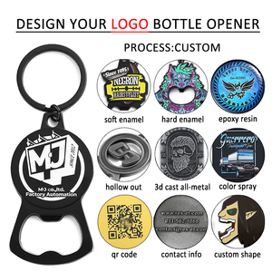 Nhà Máy Thiết Kế Tùy Chỉnh Bia Mở Chai Keychain Kẽm Hợp Kim Kim Loại Mềm Men 3D 2D Dễ Thương Logo Soda Mở Chai Vòng Chìa Khóa - Product Image 5