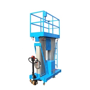 <span class=keywords><strong>Platform</strong></span> Kerja Hidrolik Portabel Mobile Tiang Tunggal 4-12m, Boomlift Teleskopik Tiang Tunggal, Pompa Mesin Gear - Product Image 4