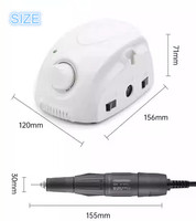 2028 Polisseuse portable pour bijoux, Fournitures de manucure, Polisseuse, Corée BT-3, Ponceuse à ongles, Micromoteur de laboratoire dentaire