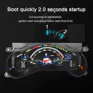 トヨタ FJ 2007-2022年式対応 12.3インチ デジタルクラスター LCDダッシュボード インストルメントパネル スピードメーター コックピット 車載マルチメディアプレーヤー - Product Image 6