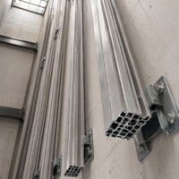 Profilé de guidage en T en alliage d'aluminium pour la construction et le soutien industriels