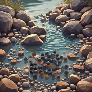 Природный пьестерсит природный драгоценный камень счастливый Кристалл бусины Тигр кварц башня вырезать на подарок - Product Image 1