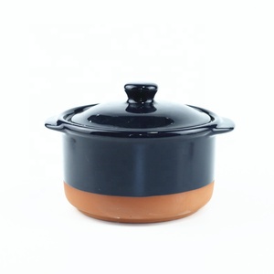 Insulated Colorful Easy-Clean Terracotta Stoneware <strong>Ceramic</strong> <strong>Cooking</strong> <strong>Pot</strong> - Product Image 2