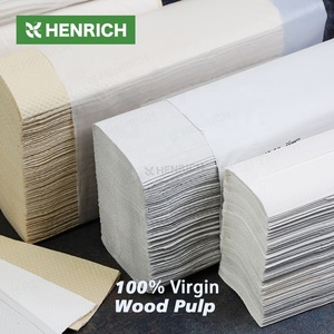 V gấp giấy dập nổi khăn giấy vệ sinh cho độ thấm hút cao và thoải mái trong nhà vệ sinh nhà bếp và các cơ sở khách sạn - Product Image 5