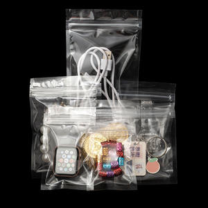 Sachets en plastique transparents refermables anti-odeur avec fermeture éclair et encoche de déchirement pour bonbons, noix, riz et chocolat - Product Image 3