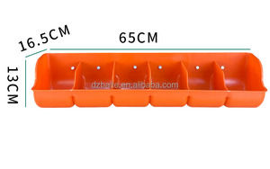 New Orange Nhựa Tự Động Lợn Trung Chuyển Cho Vườn Ươm Hình Dài 4 Lỗ Heo Con Gieo Dễ Dàng Để Hoạt Động PP Vật Liệu Trang Trại Sử Dụng - Product Image 3