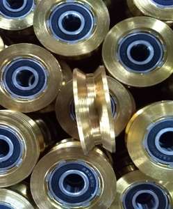 V U H rainure roues porte coulissante roulette roue - Product Image 1