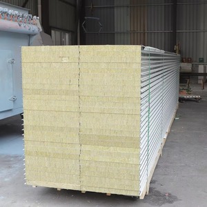 Panel Sándwich <span class=keywords><strong>de</strong></span> Lana <span class=keywords><strong>de</strong></span> Roca <span class=keywords><strong>y</strong></span> Lana <span class=keywords><strong>de</strong></span> Vidrio para Paredes <span class=keywords><strong>y</strong></span> Techos, <span class=keywords><strong>Placas</strong></span> Sándwich Aislantes Térmicas e Ignífugas - Product Image 3