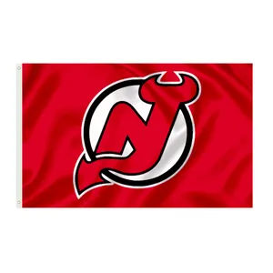 Customize 100% Polyester 3*5 Ft National Hockey League New Jersey Devils NHL Team Flag banner