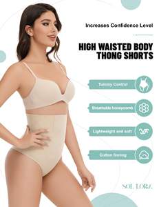 Faja Moldeadora de Cintura Alta para Mujer, Ropa Interior Transpirable con Control de Abdomen, Tejido de Seda Firme con Logotipo Personalizable - Product Image 2