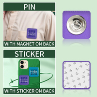 En stock – Autocollants métalliques pour la Fête nationale saoudienne 2026 – Décalcomanies pour téléphones et ordinateurs portables – Badges – Emblèmes six valeurs fondamentales – Souvenirs de fierté culturelle – Cadeaux