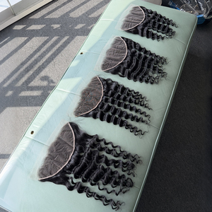 ผมแท้บราซิล 100% HD Lace Frontal 13x6 ลอนลึกแบบหลวม 20 22 นิ้ว สีดำธรรมชาติ พร้อม HD Lace และ Frontal - Product Image 4