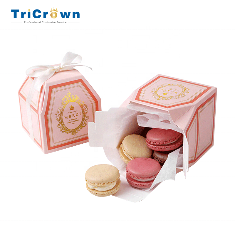 Finement traité Impression Personnalisée Petit Bonbon Papier Cadeau Boîtes