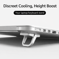 Support portable pour ordinateur portable, mini support pour clavier d'ordinateur, support pour ordinateur portable Macbook Huawei Xiaomi, support en aluminium
