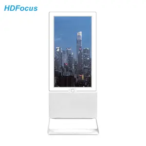 43 55 Inch Floor Standing Touch Screen Doubling Side Display Lcd Kiosk Stand Advertising Player Digital Signage Totem